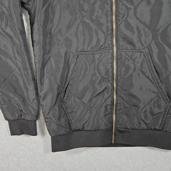 Black Rifle Hoodie Sweater Full Zip Small diamond Quilted - Picture 3 of 13